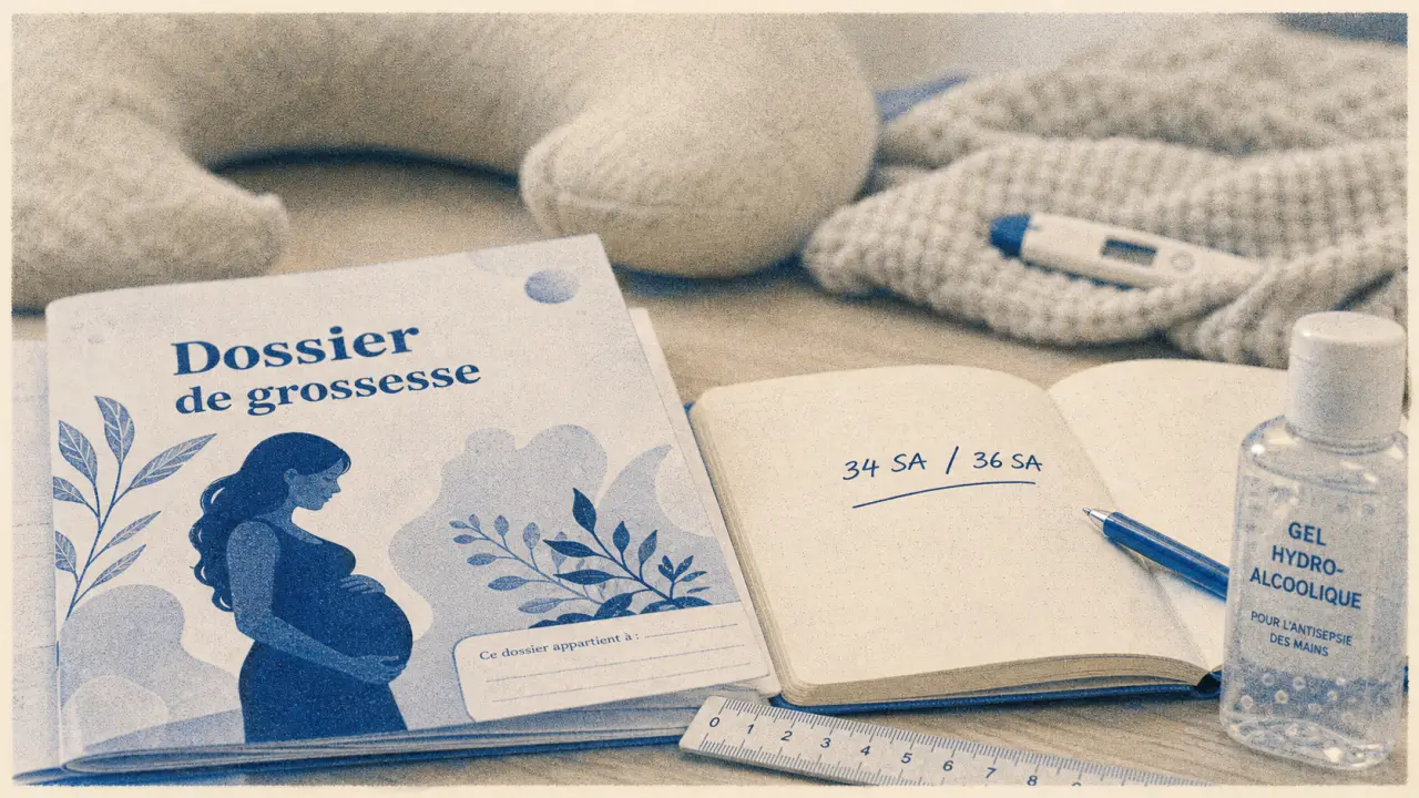 Photo 34 semaines de grossesse : repères fin 8e mois