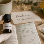 Huile essentielle femme enceinte : prudence au premier trimestre