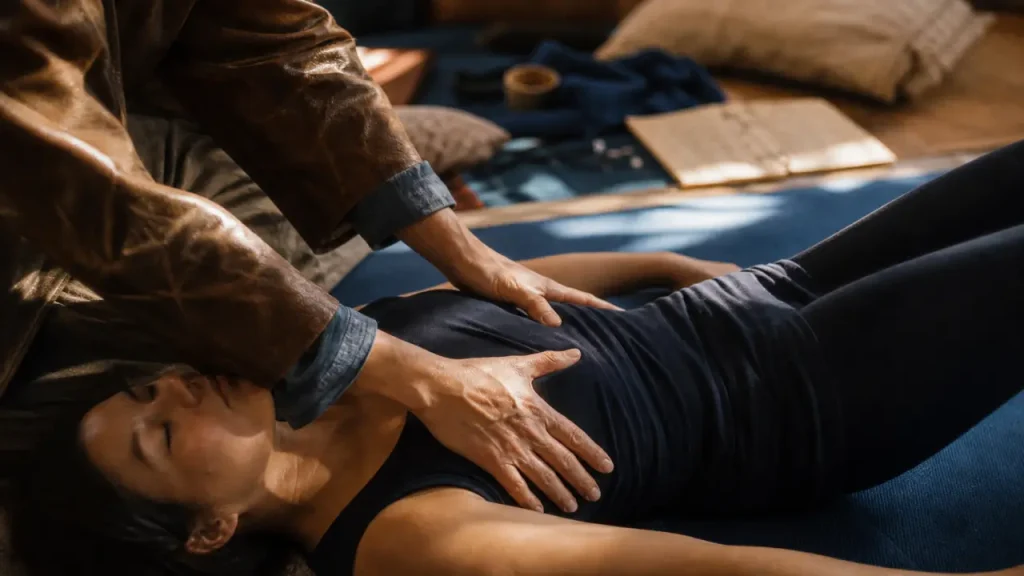 Massage du diaphragme : mieux respirer, relâcher le plexus et apaiser les tensions