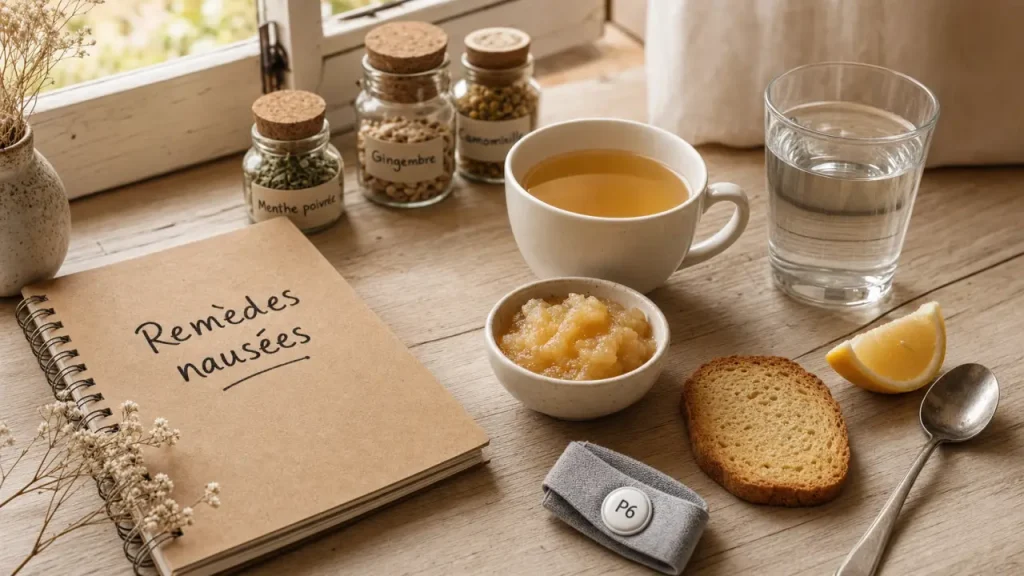 Nausées après un repas, au transport ou pendant la grossesse : gingembre, citron et gestes simples pour soulager