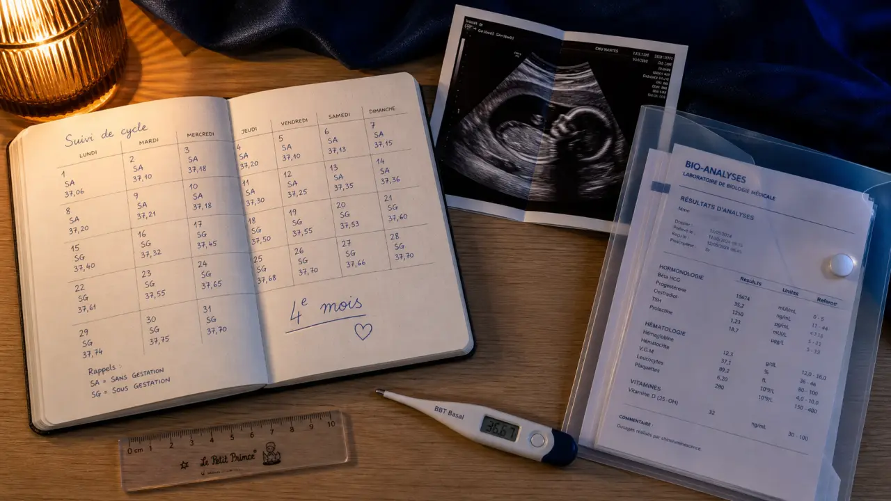 4eme mois grossesse : carnet de suivi, échographie et repères de grossesse
