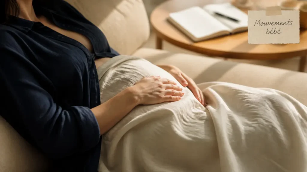 Bas-ventre, côtés, sous les côtes : où sent-on bébé bouger ?