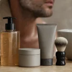 Homme soins du visage : routine peau masculine nettoyer hydrater protéger