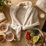 Journée cocooning entre filles : brunch, spa et maison, tasses de chocolat chaud