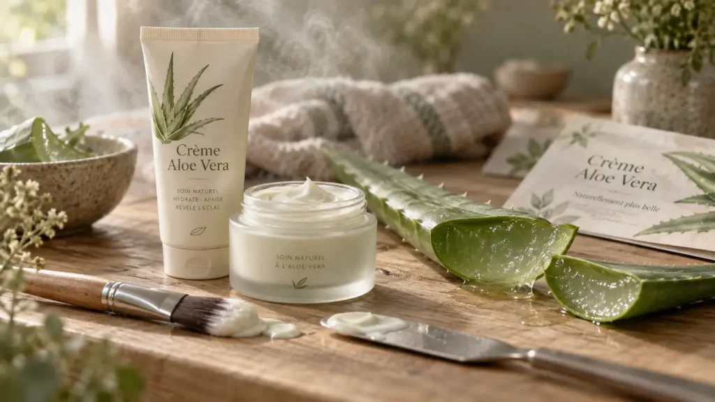 Crème aloe vera visage : hydratation légère ou film gras ?