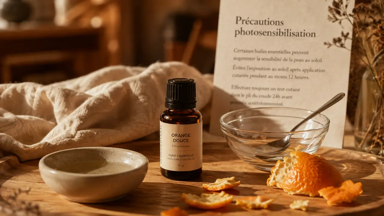 Huile essentielle orange douce : apaiser, digérer et éviter la photosensibilisation