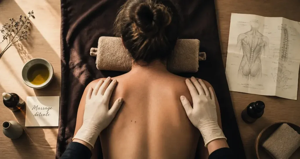Massage du dos : les gestes précis pour détendre sans appuyer sur la colonne vertébrale
