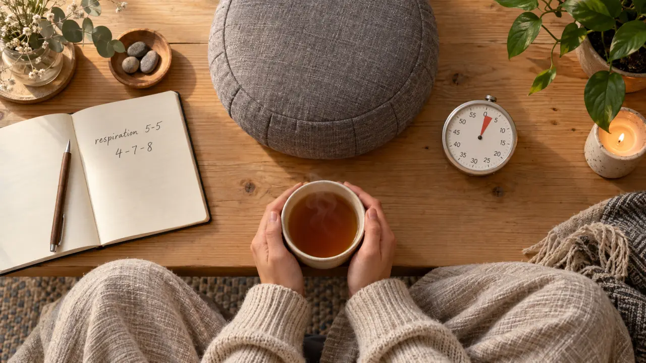 Relaxation détente : 5 minutes, respiration et thé tiède pour calmer le corps