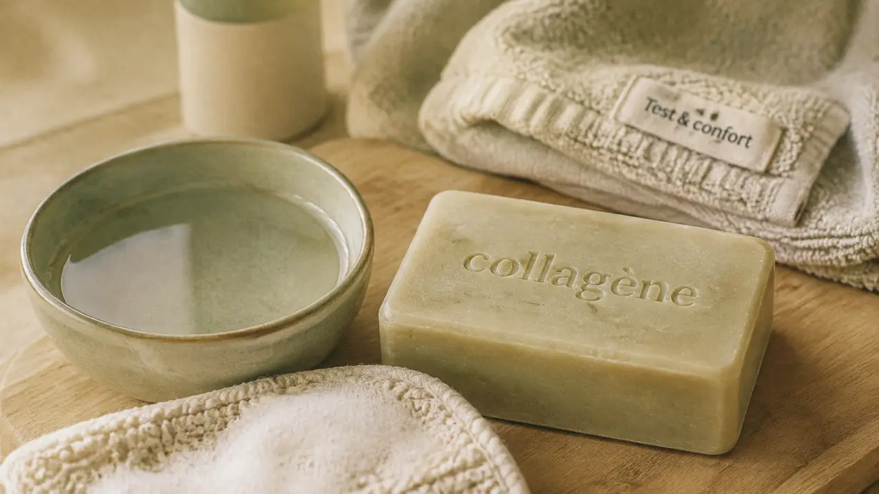 Savon au collagène bienfaits pour le nettoyage et le confort cutané