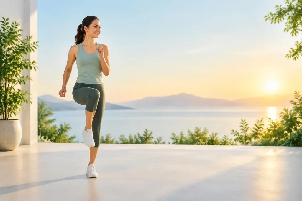 Cardio matinal sans saut : 15 minutes pour réveiller le souffle en douceur