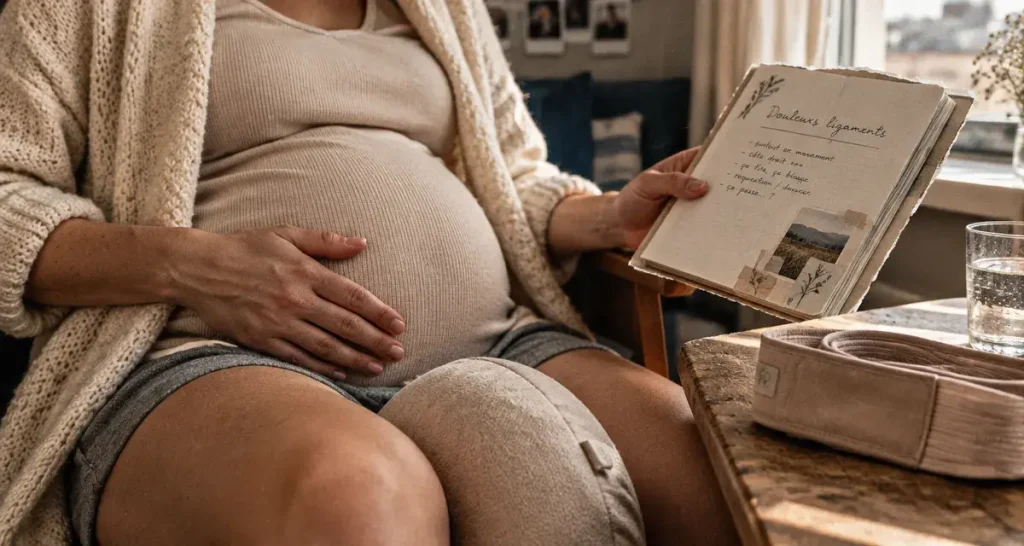 Douleurs ligamentaires pendant la grossesse : tiraillements fréquents ou signe à surveiller ?
