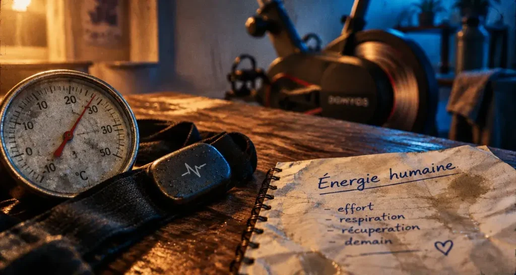 Le potentiel énergétique humain se mesure en watts, en chaleur et en effort
