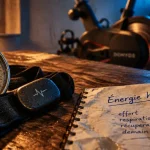 Potentiel énergétique humain : watts, chaleur et effort sur capteur et thermomètre